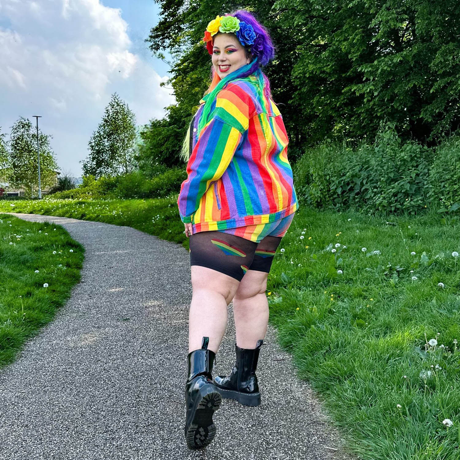 Stay Cool Chub Rub Shorts - Pride Love Is Love - Image 9