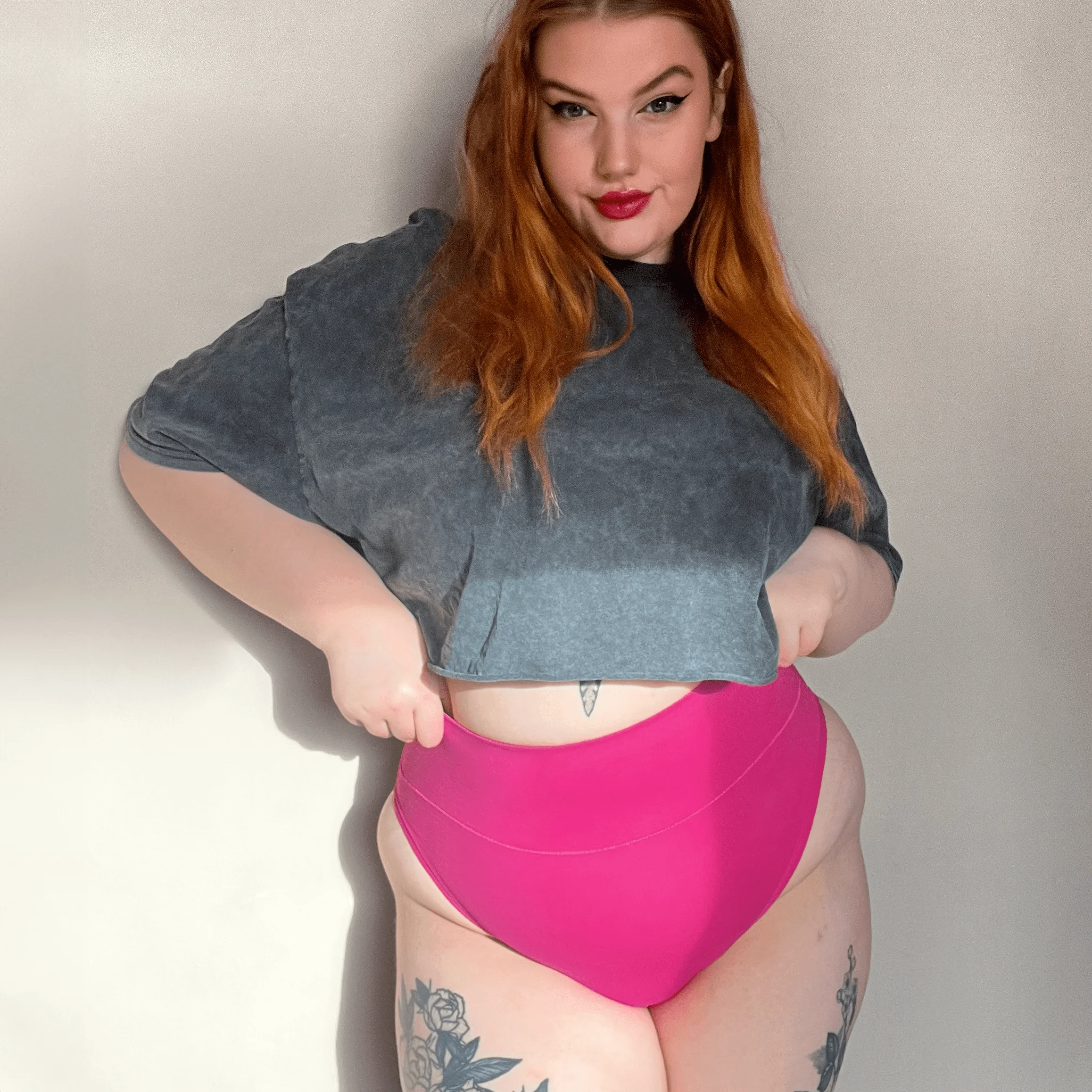 Organic Cotton Super High Leg Knickers - Barbara - Image 10