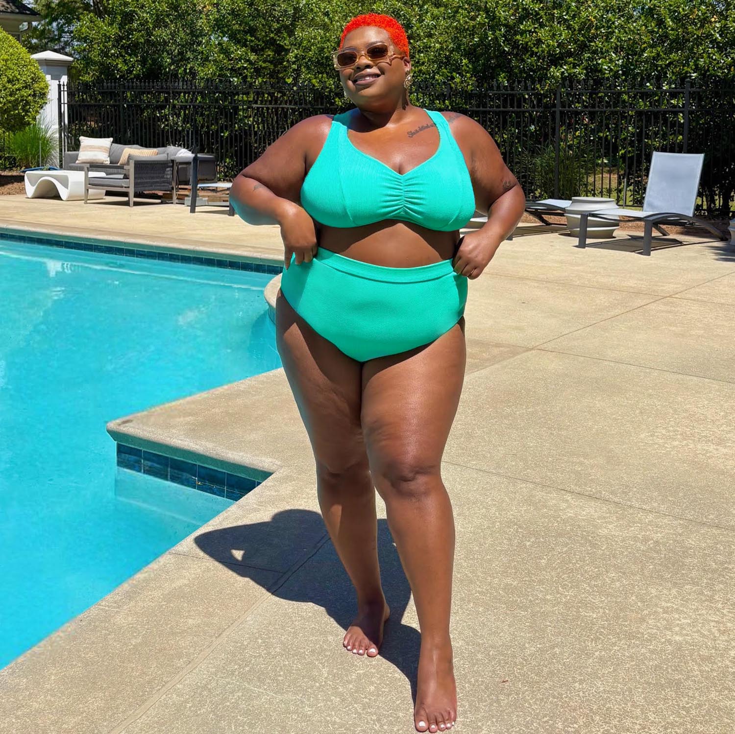 Tidelands Bikini Top - Mint - Image 3