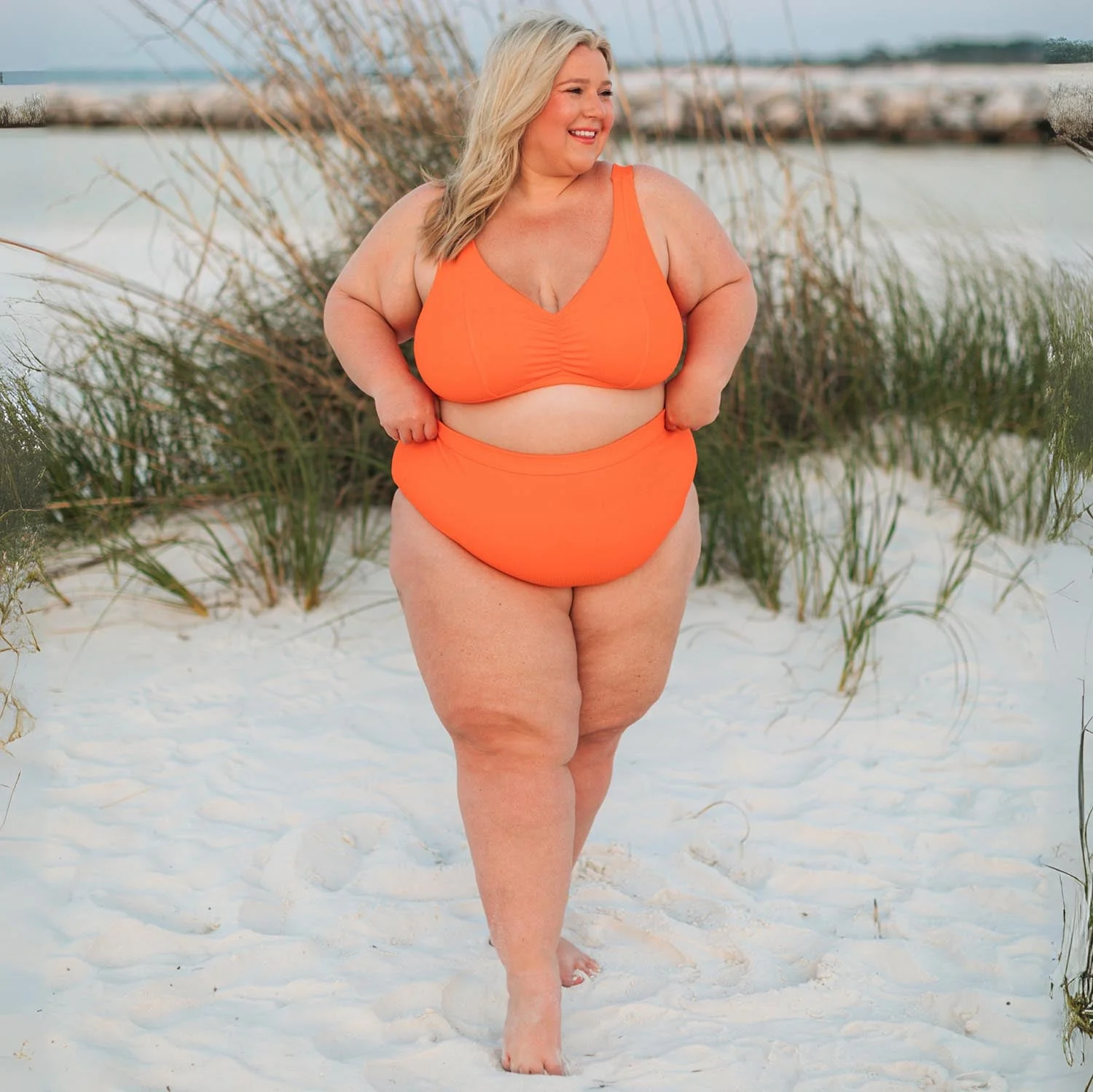 Tidelands Bikini Top - Zest - Image 14