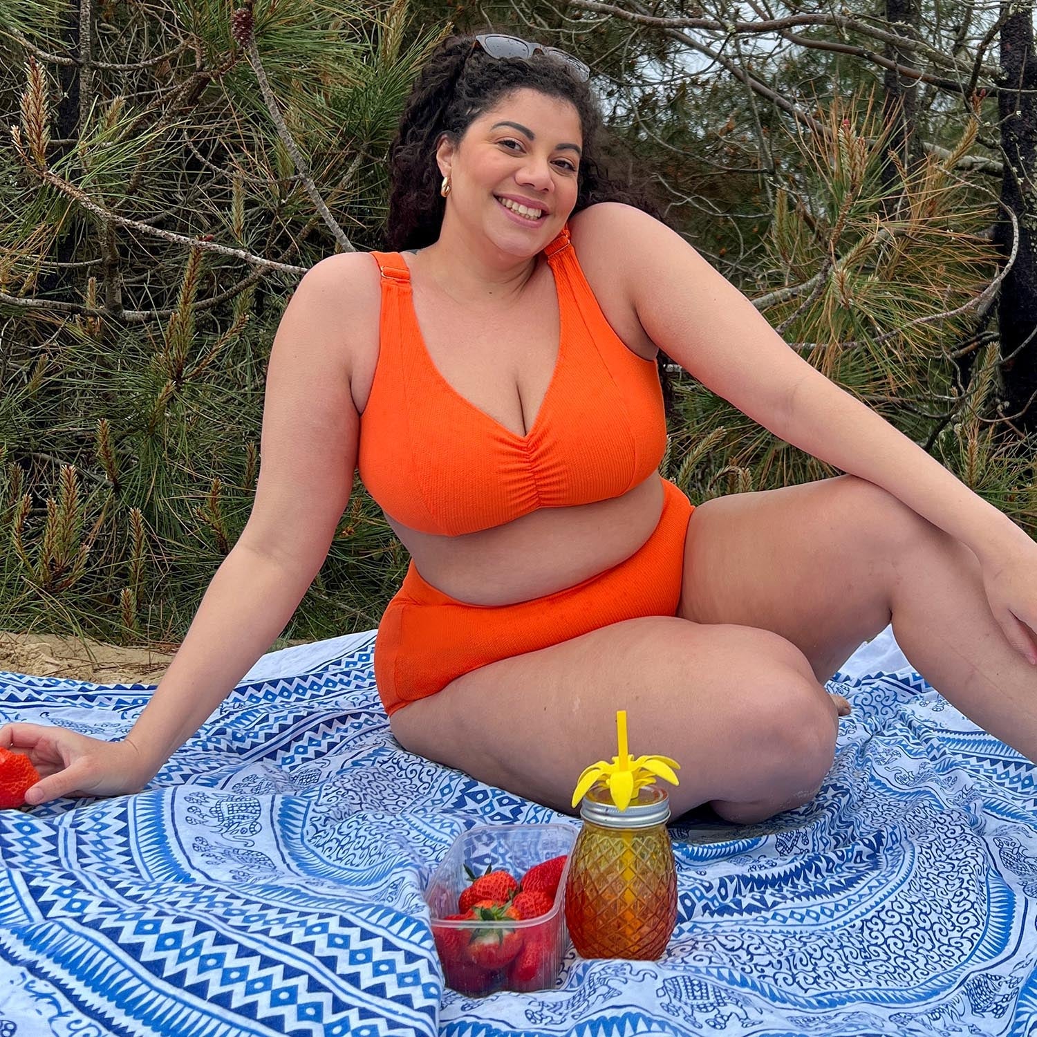 Tidelands Bikini Top - Zest - Image 3