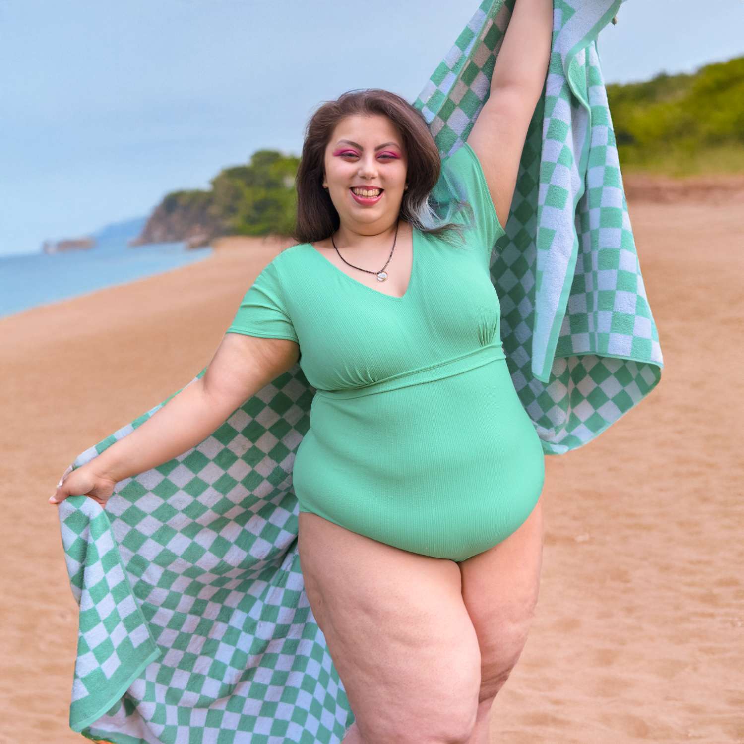 You Got To Yell Swimsuit - Mint - Image 11
