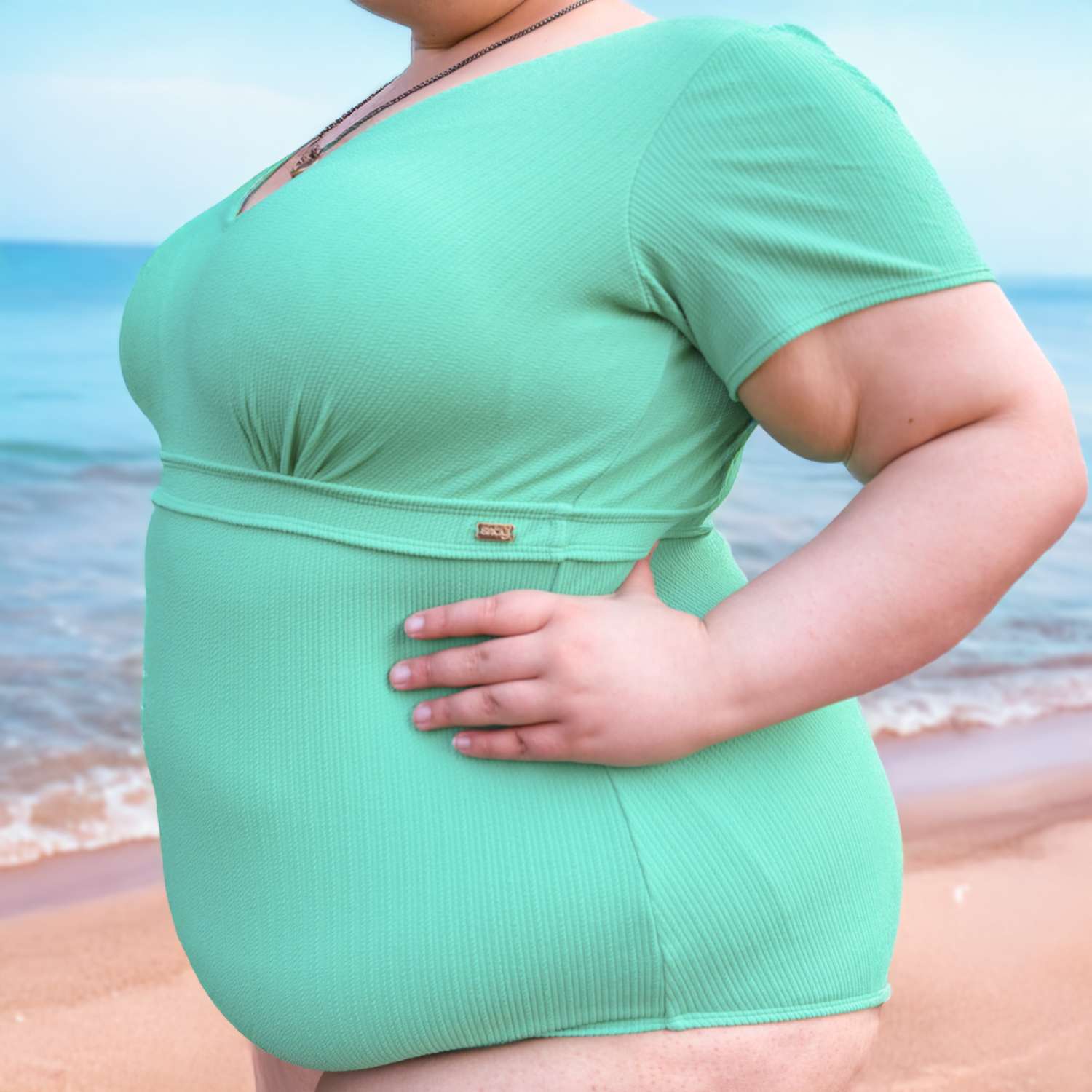 You Got To Yell Swimsuit - Mint - Image 13