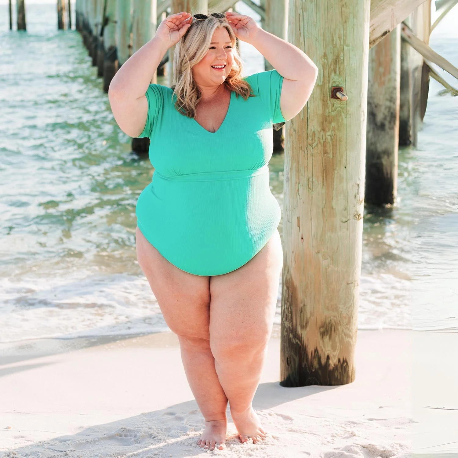 You Got To Yell Swimsuit - Mint - Image 6