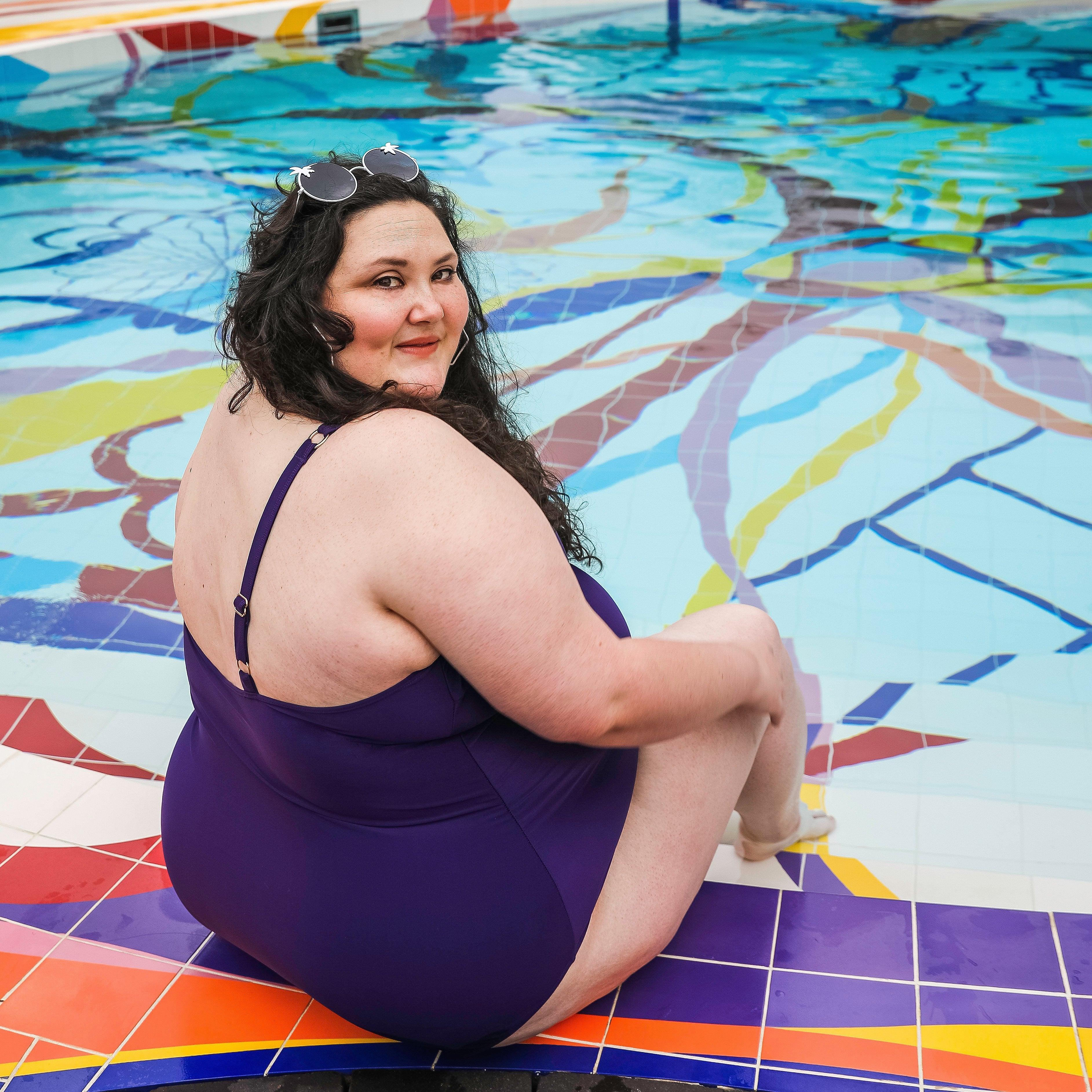 Wax on, Wax off Swimsuit - Purple - Image 7