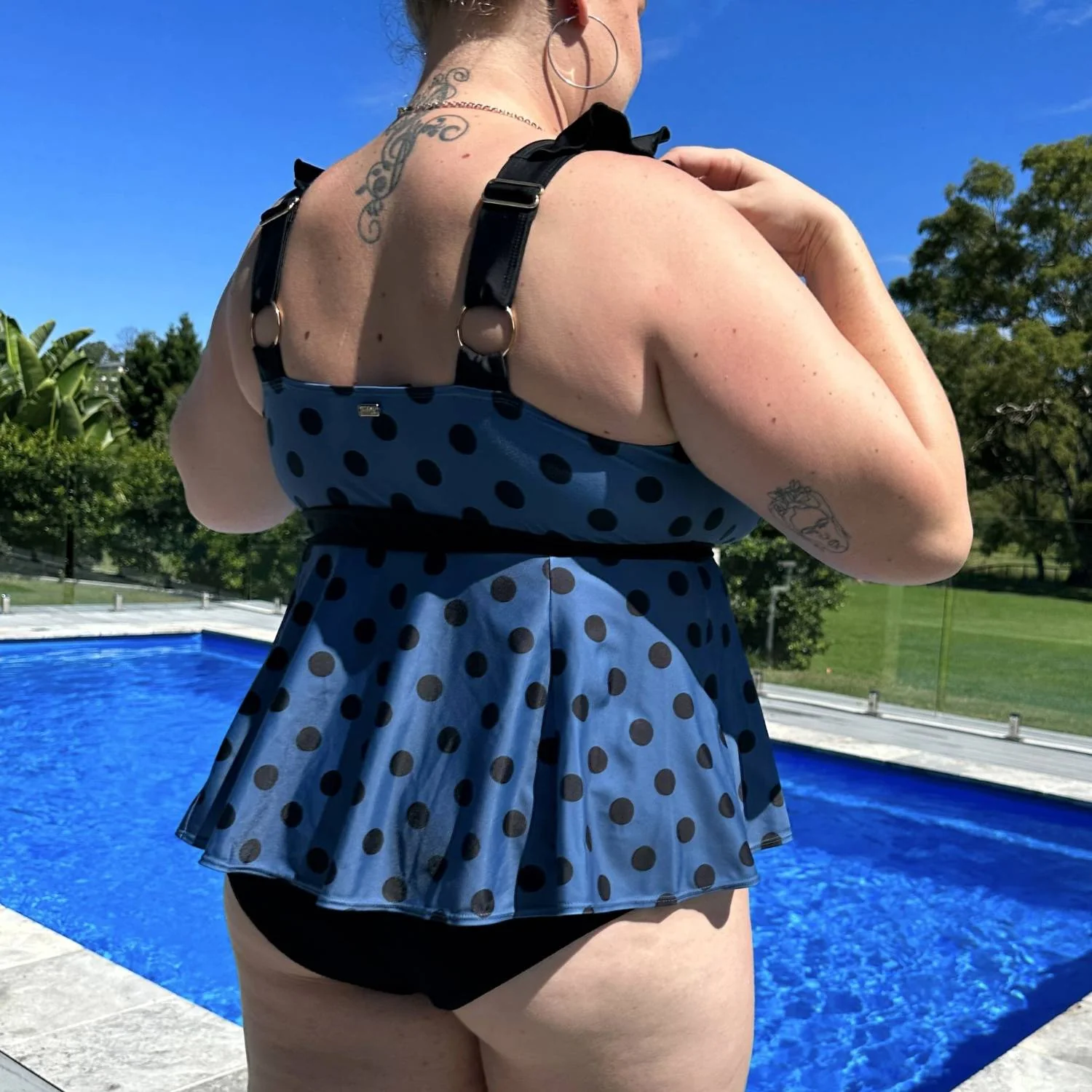 Beam Me Up Tankini Top - Polka - Image 5