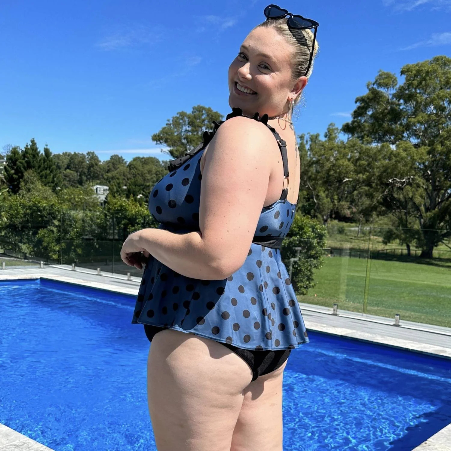 Beam Me Up Tankini Top - Polka - Image 9