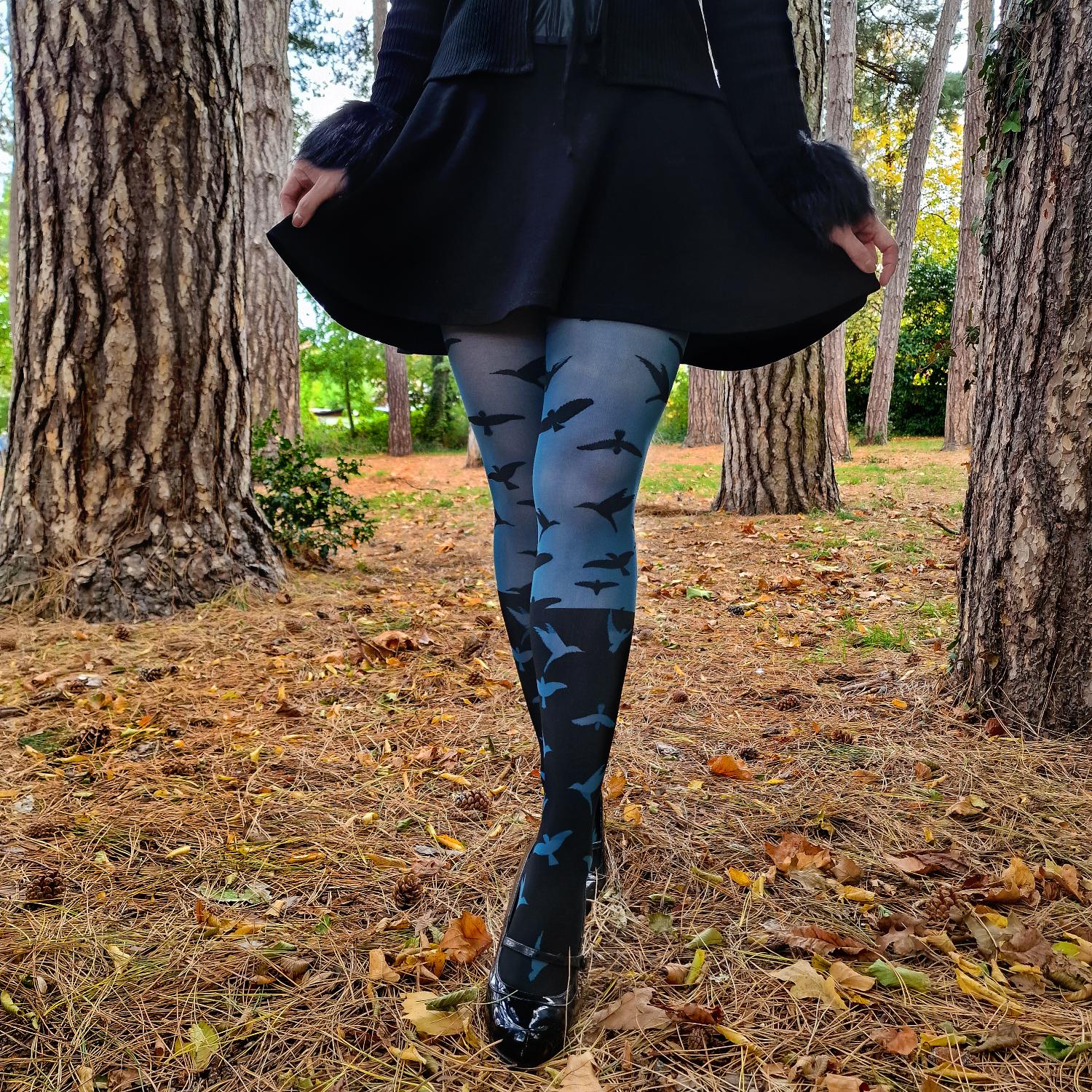 The Birds 80 Denier Tights - Aurora - Image 5