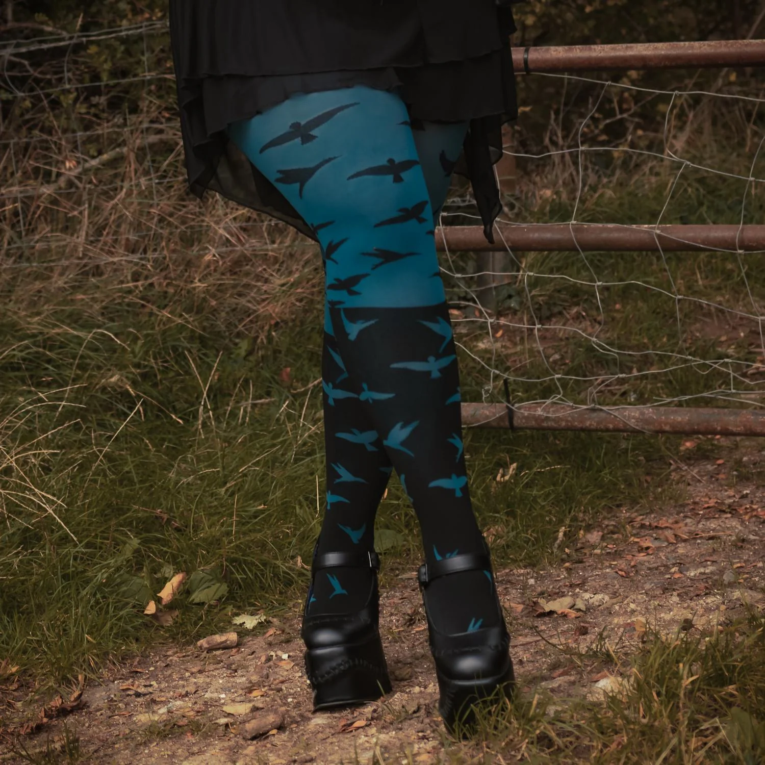 The Birds 80 Denier Tights - Aurora - Image 8
