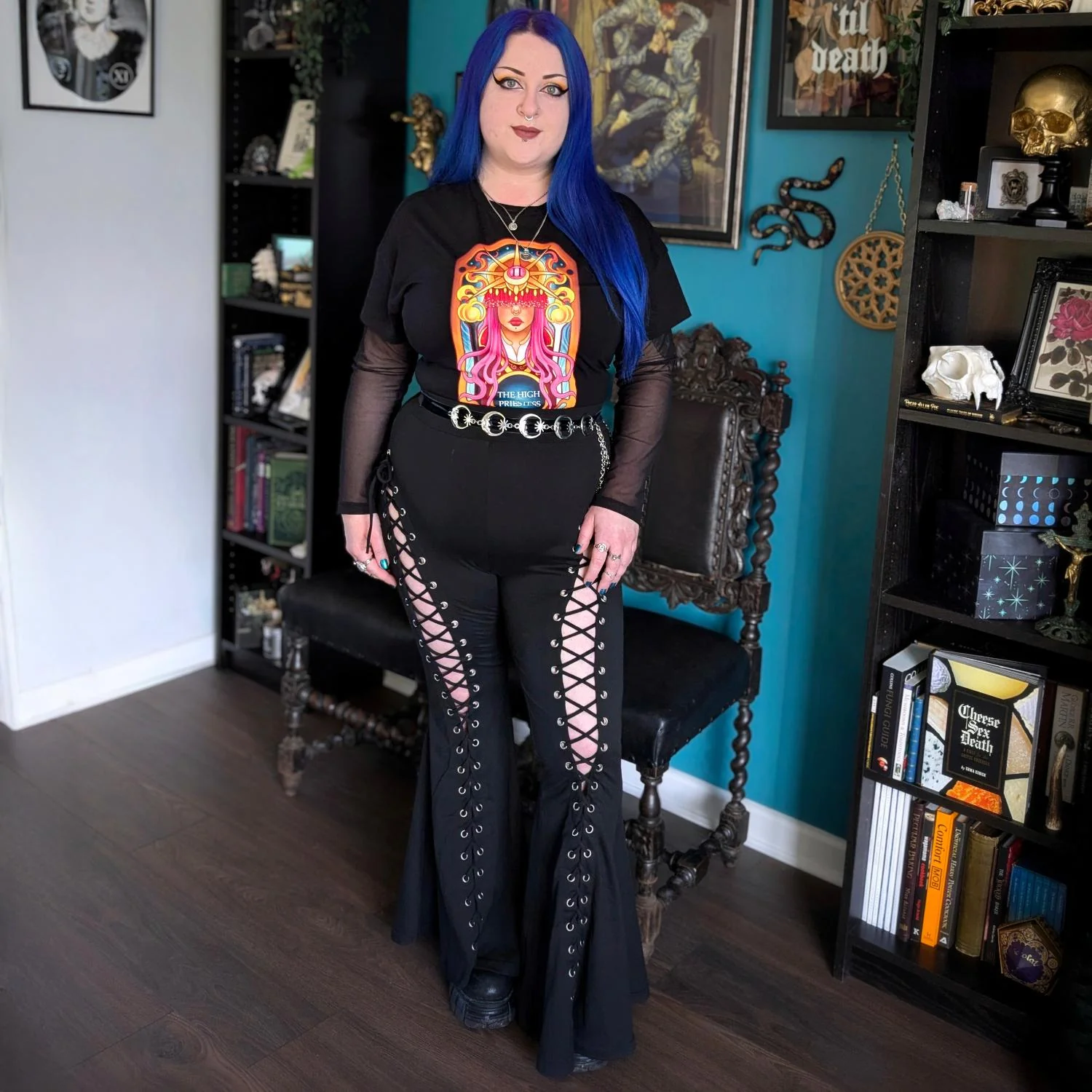 Major Arcana Boxy Tee - II The High Priestess - Image 10