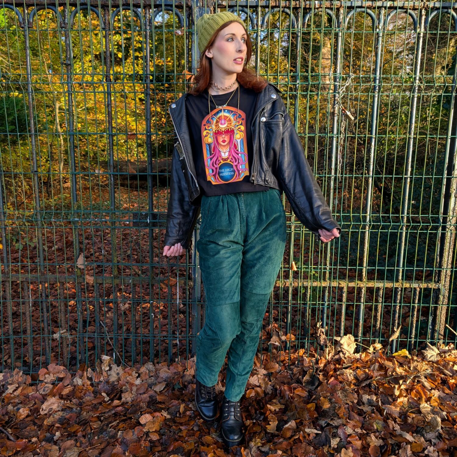 Major Arcana Boxy Tee - II The High Priestess - Image 6