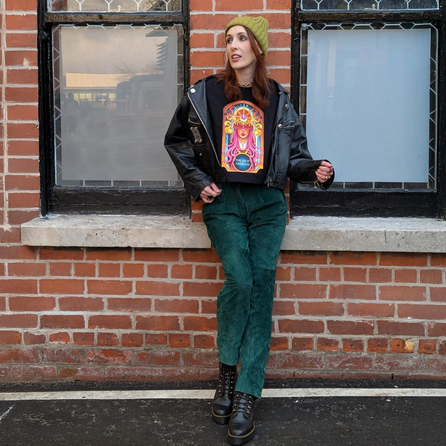 Major Arcana Boxy Tee - II The High Priestess - Image 9