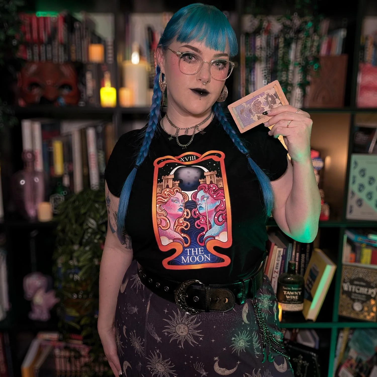 Major Arcana Baby Tee - XVIII The Moon - Image 18