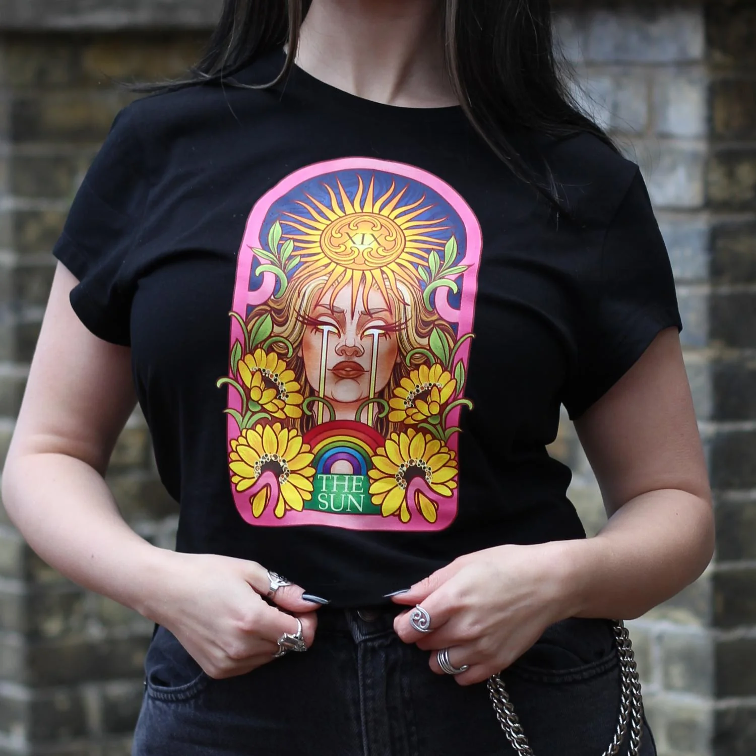 Major Arcana Baby Tee - XIX The Sun - Image 10