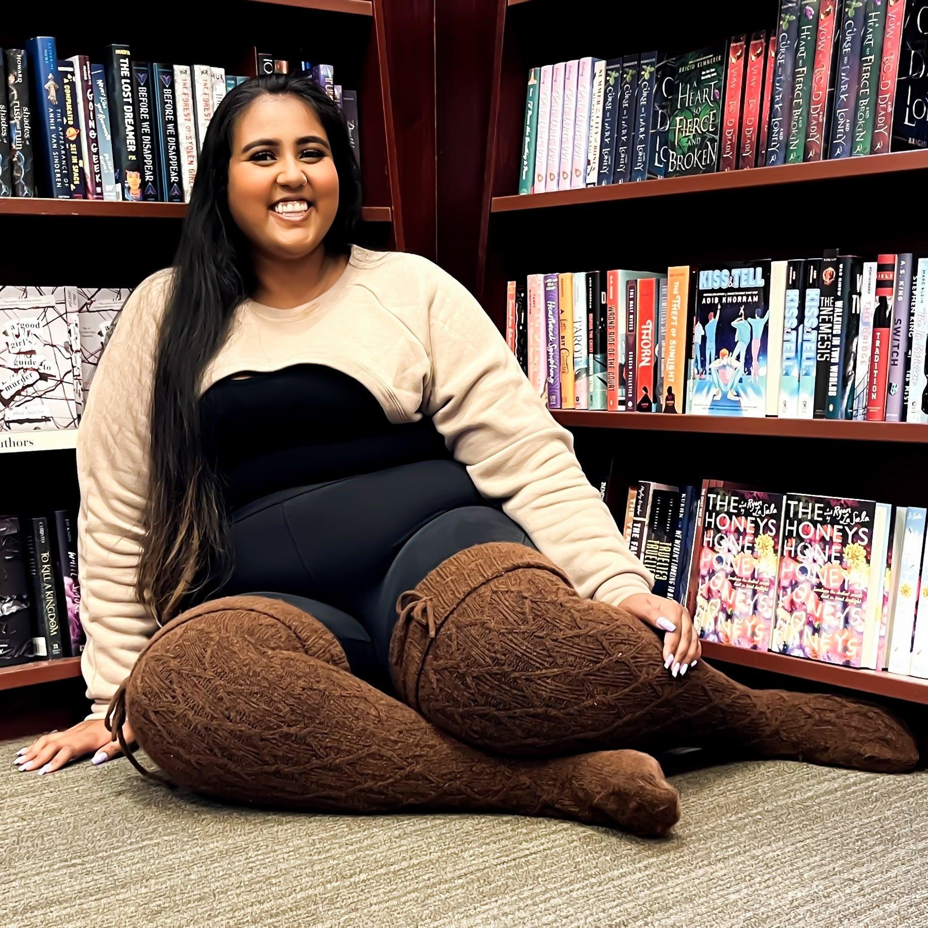 Thigh High Socks - Hot Chocolate - Image 7
