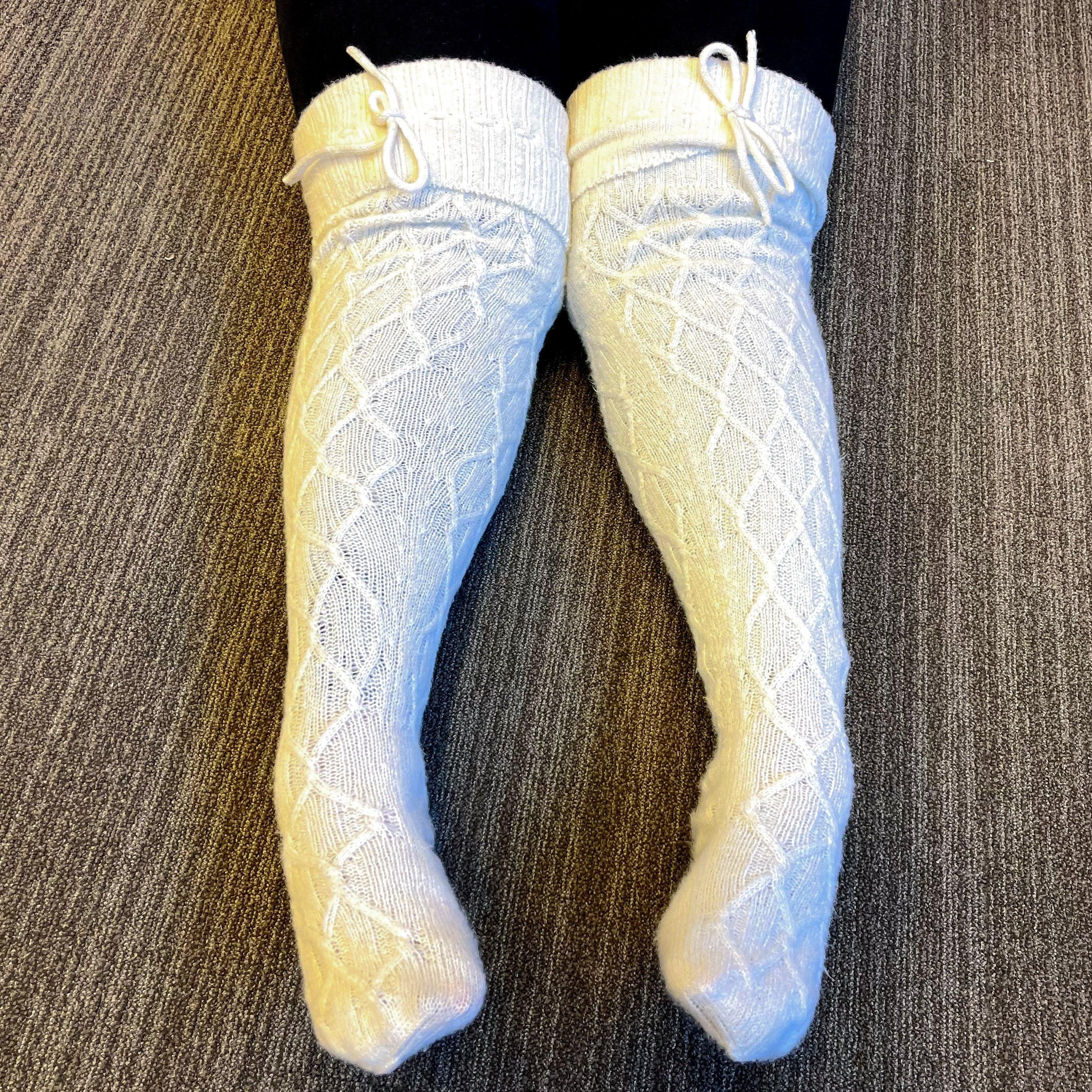 Thigh High Socks - Snowball - Image 11