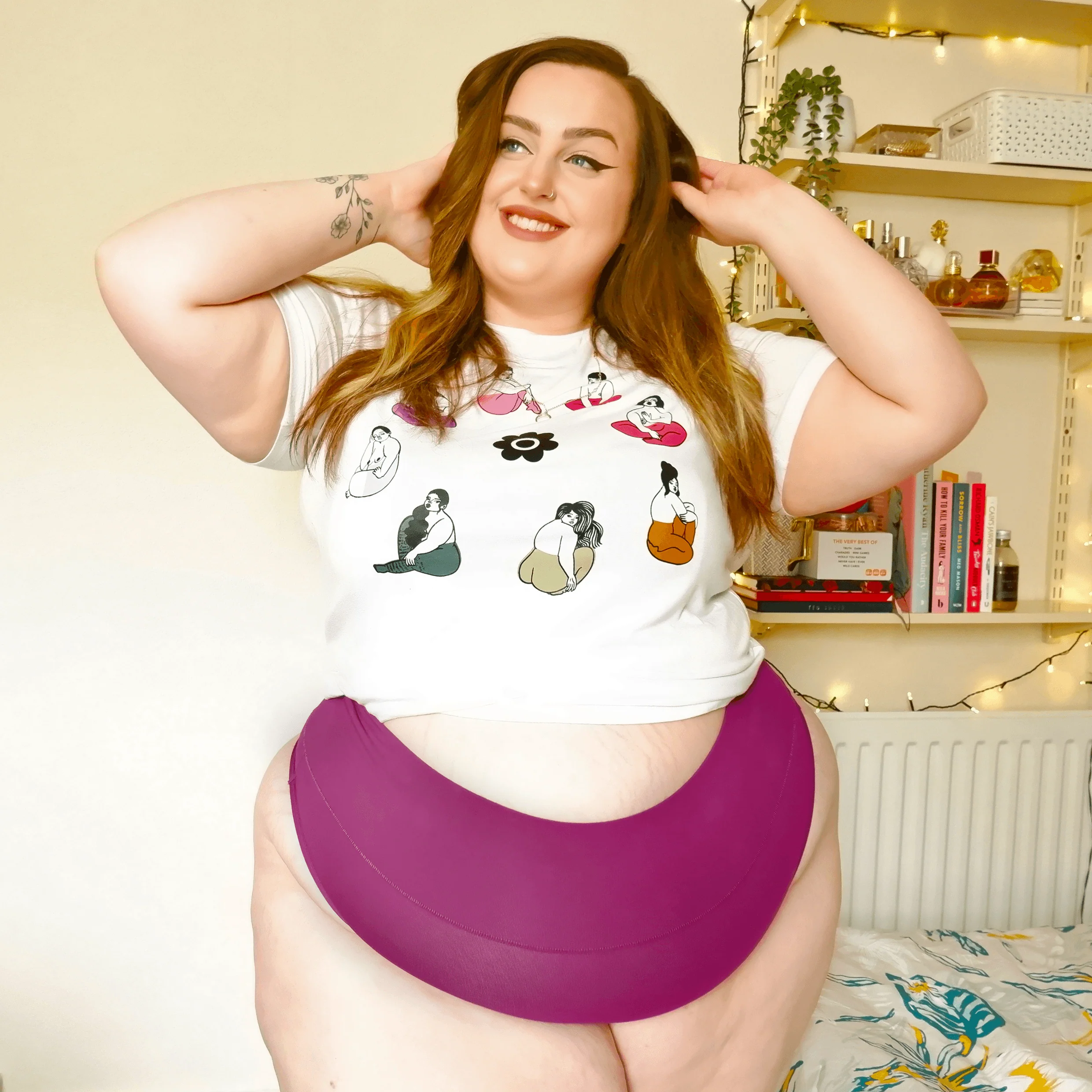 Organic Cotton G-String - Figgy Pudding - Image 2