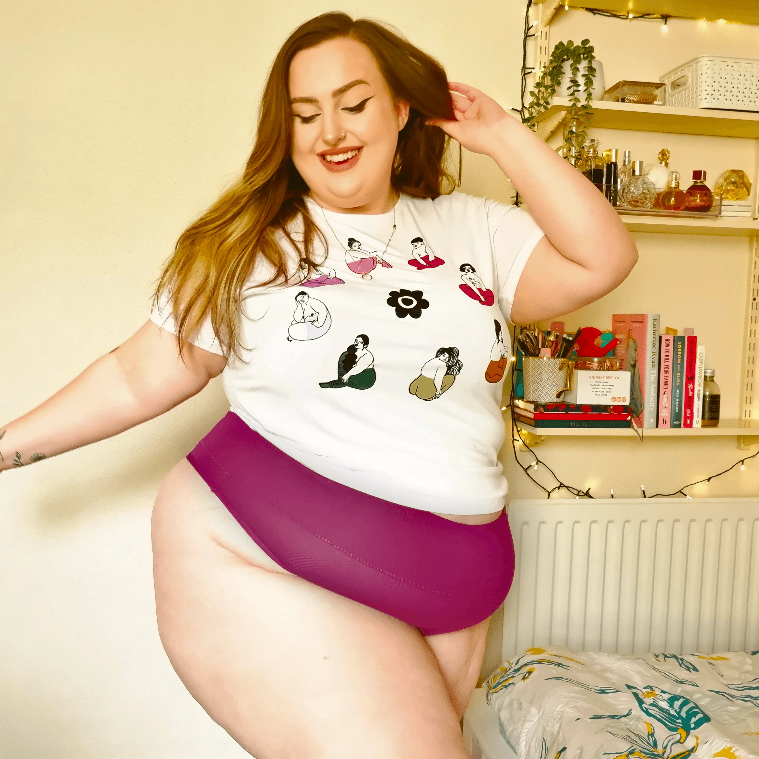 Organic Cotton G-String - Figgy Pudding - Image 6
