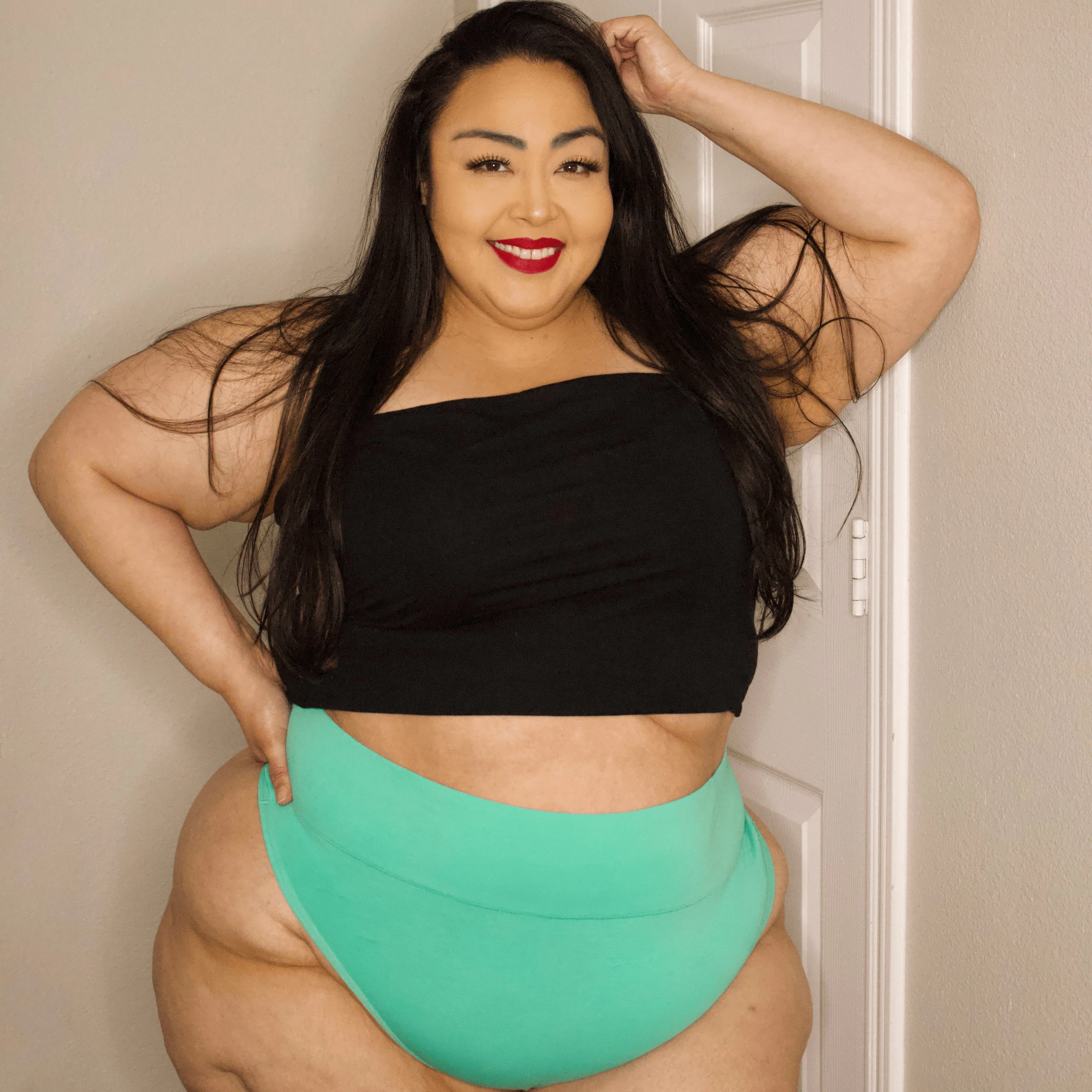 Organic Cotton G-String - Mint - Image 2