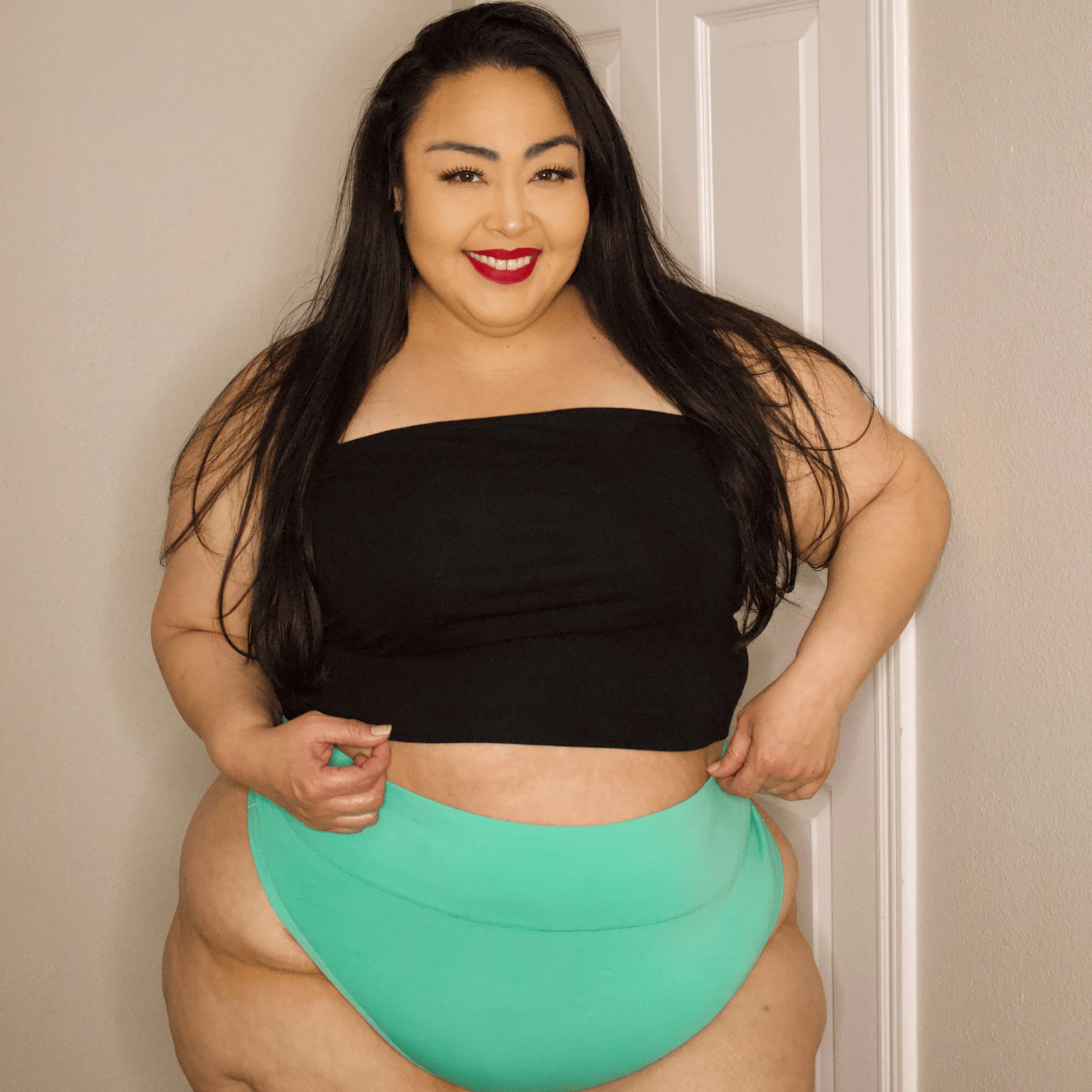 Organic Cotton G-String - Mint - Image 7