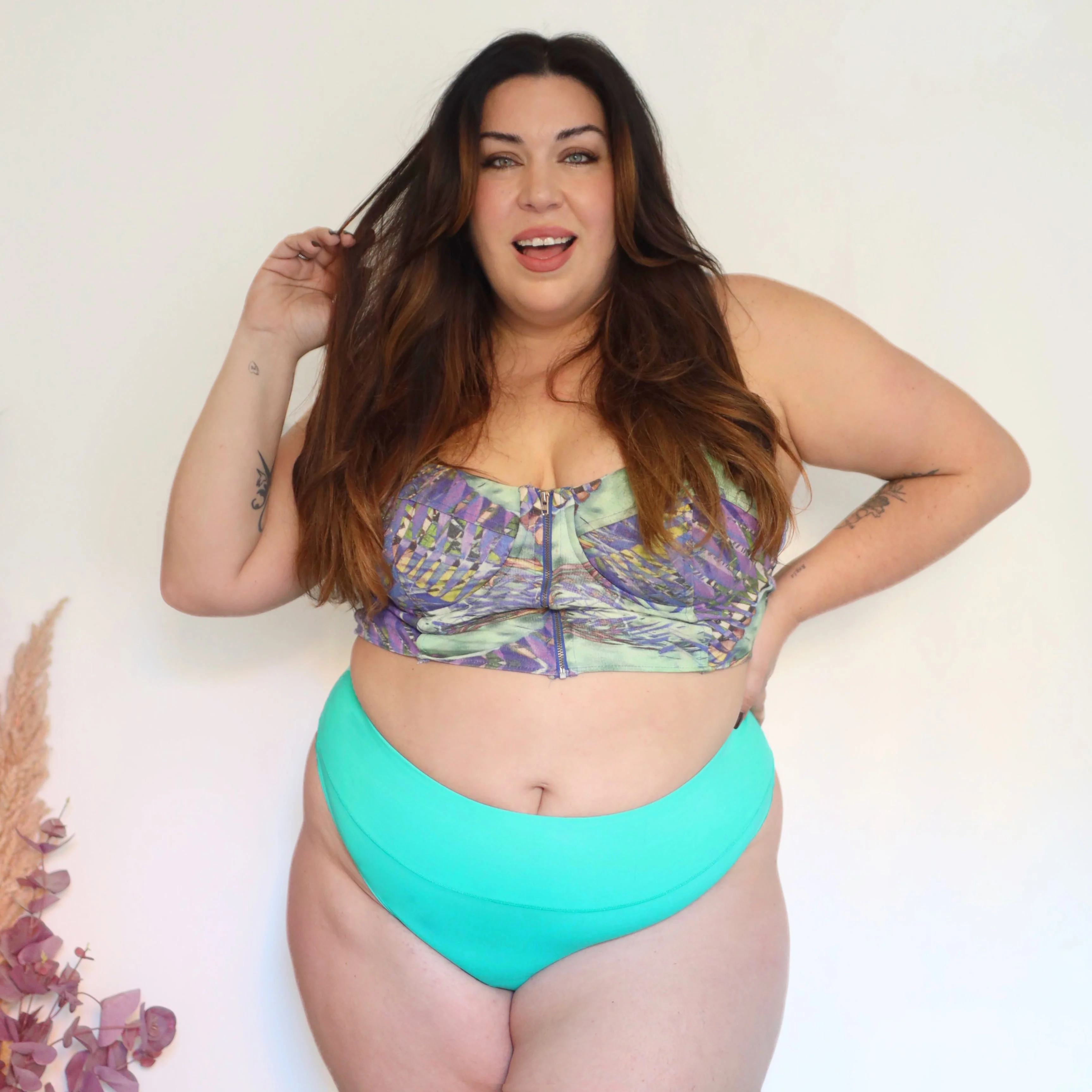 Organic Cotton G-String - Mint - Image 8