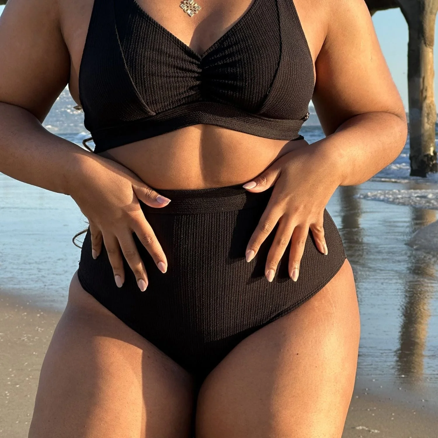 Tidelands Bikini - Black - Image 28