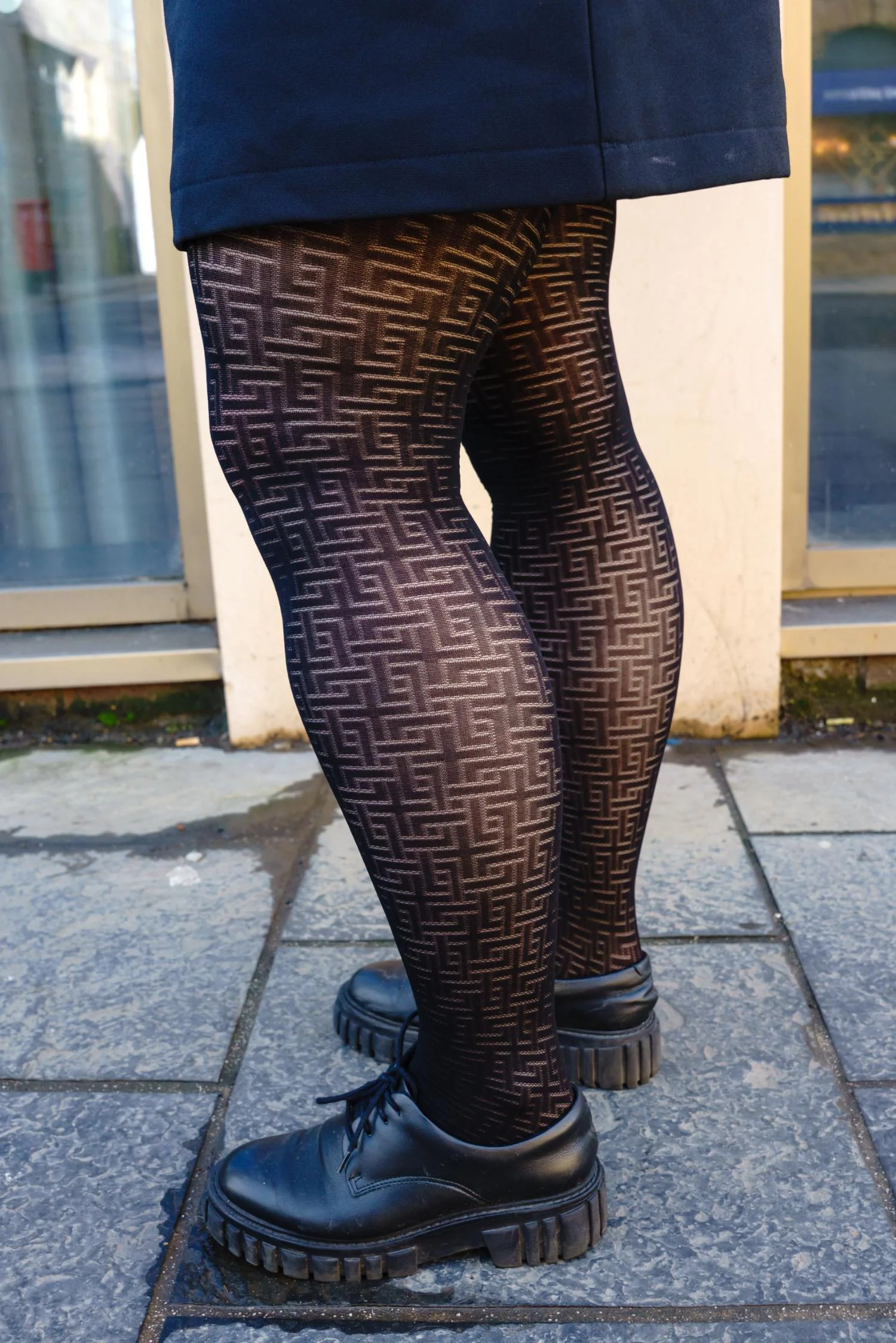 Fishnet Tights - Traditional in Black - Image 4