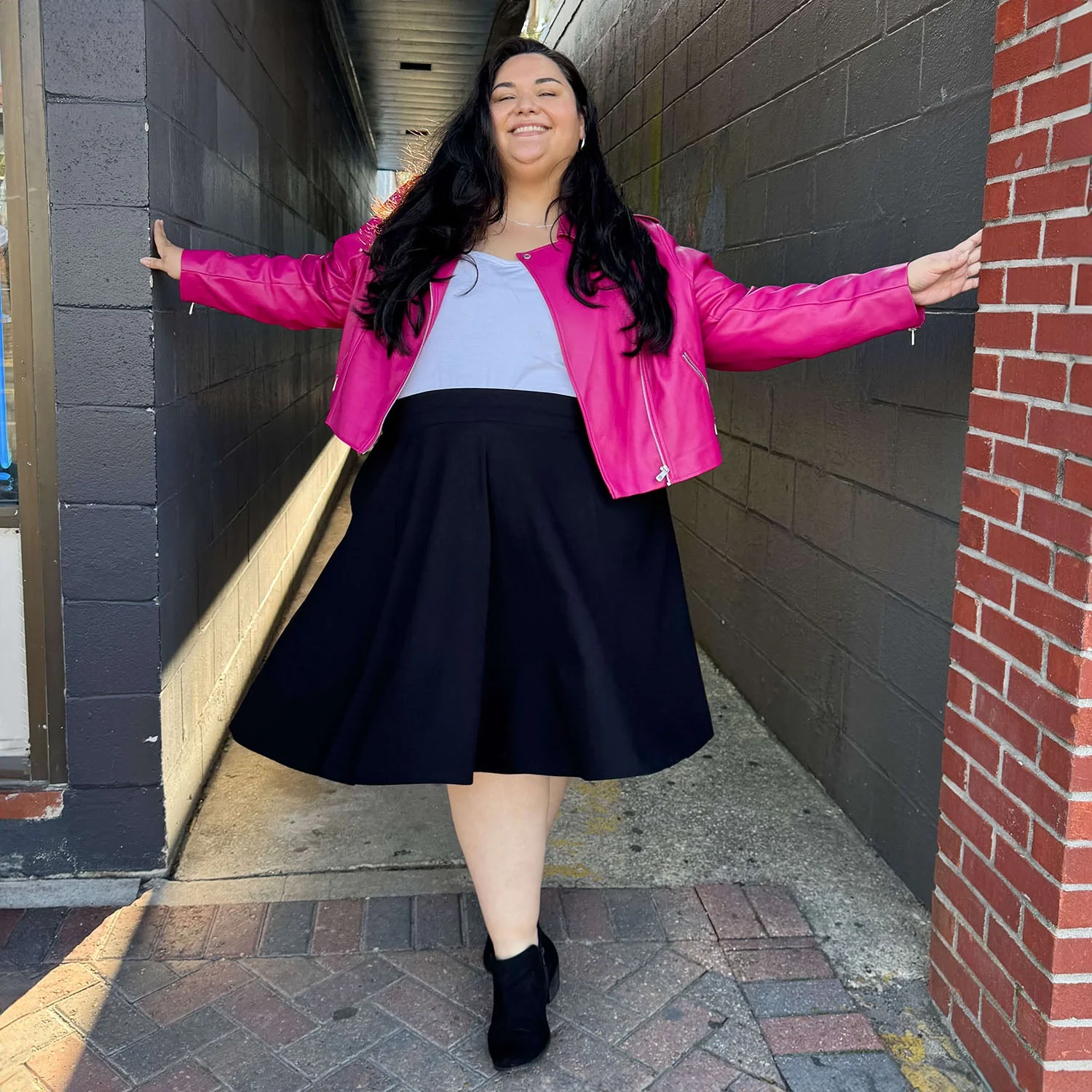 Flare Skirt - Black (V2) - Image 10