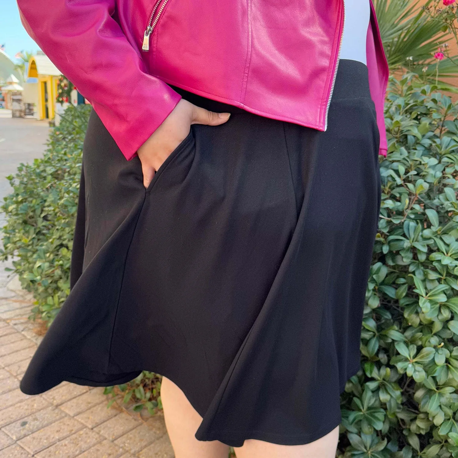 Flare Skirt - Black (V2) - Image 12