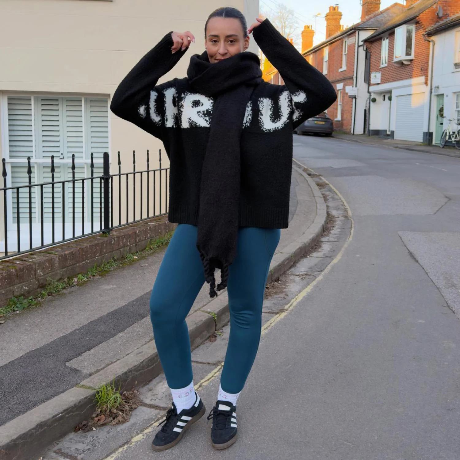 Squat Proof Leggings - Bone China - Image 6