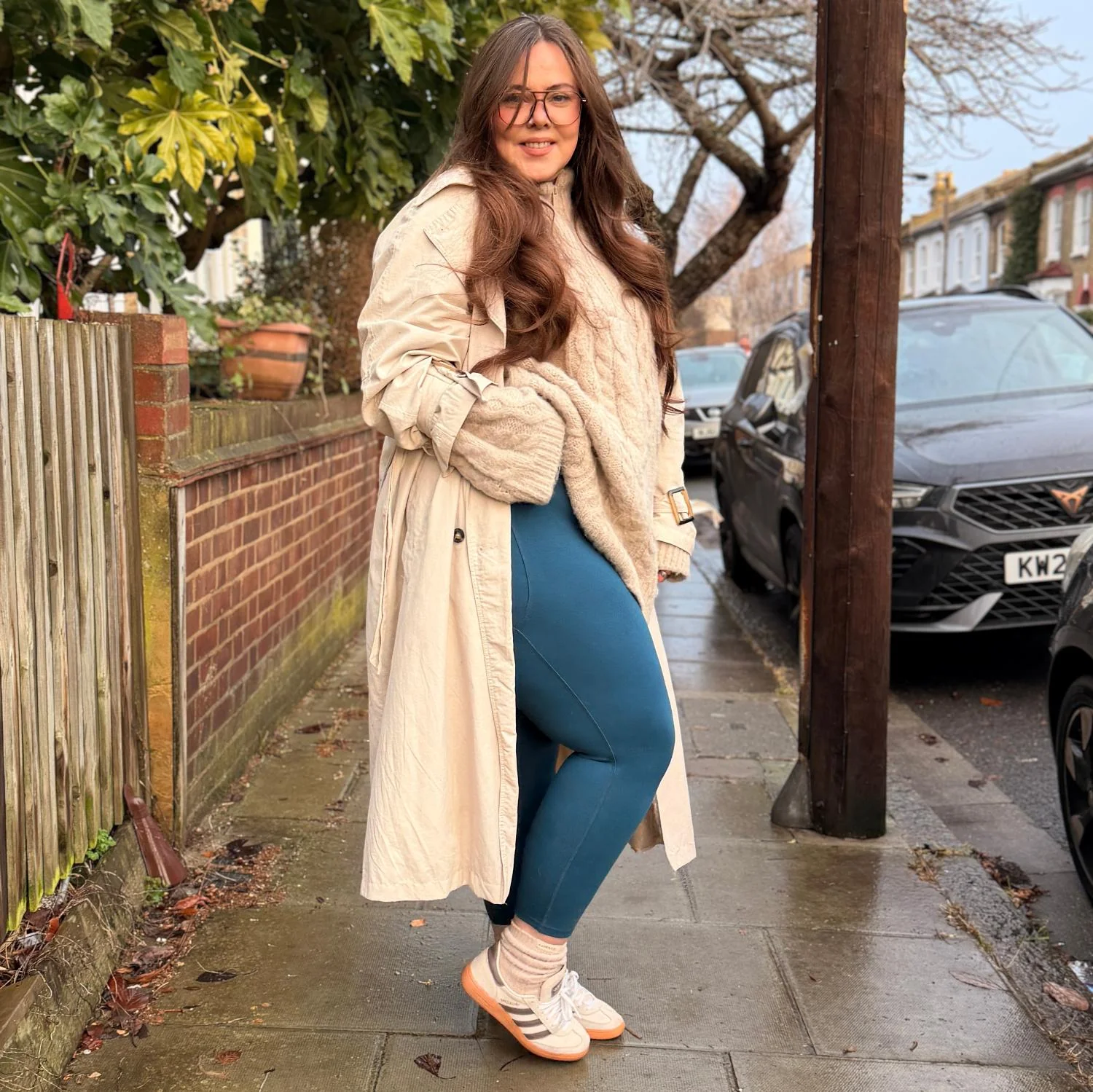 Squat Proof Leggings - Bone China - Image 8