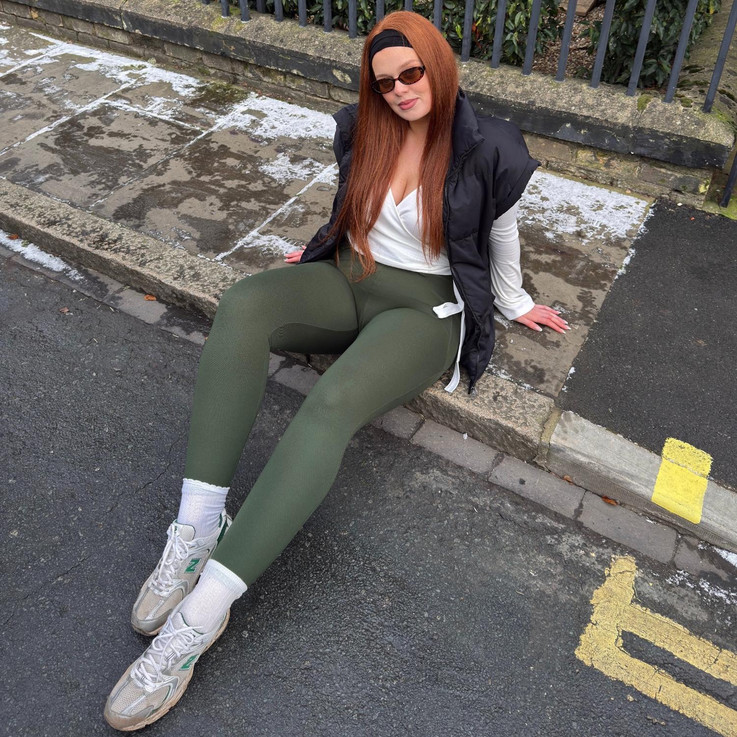 Squat Proof Leggings - Secret Garden - Image 11