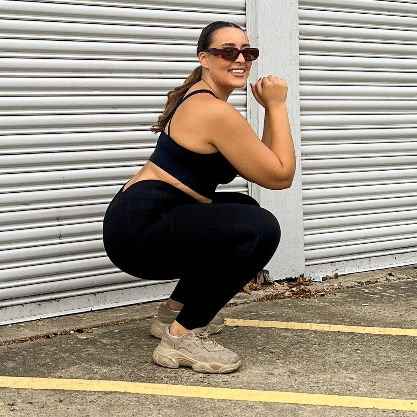 Squat-Proof Leggings - Black - Image 11