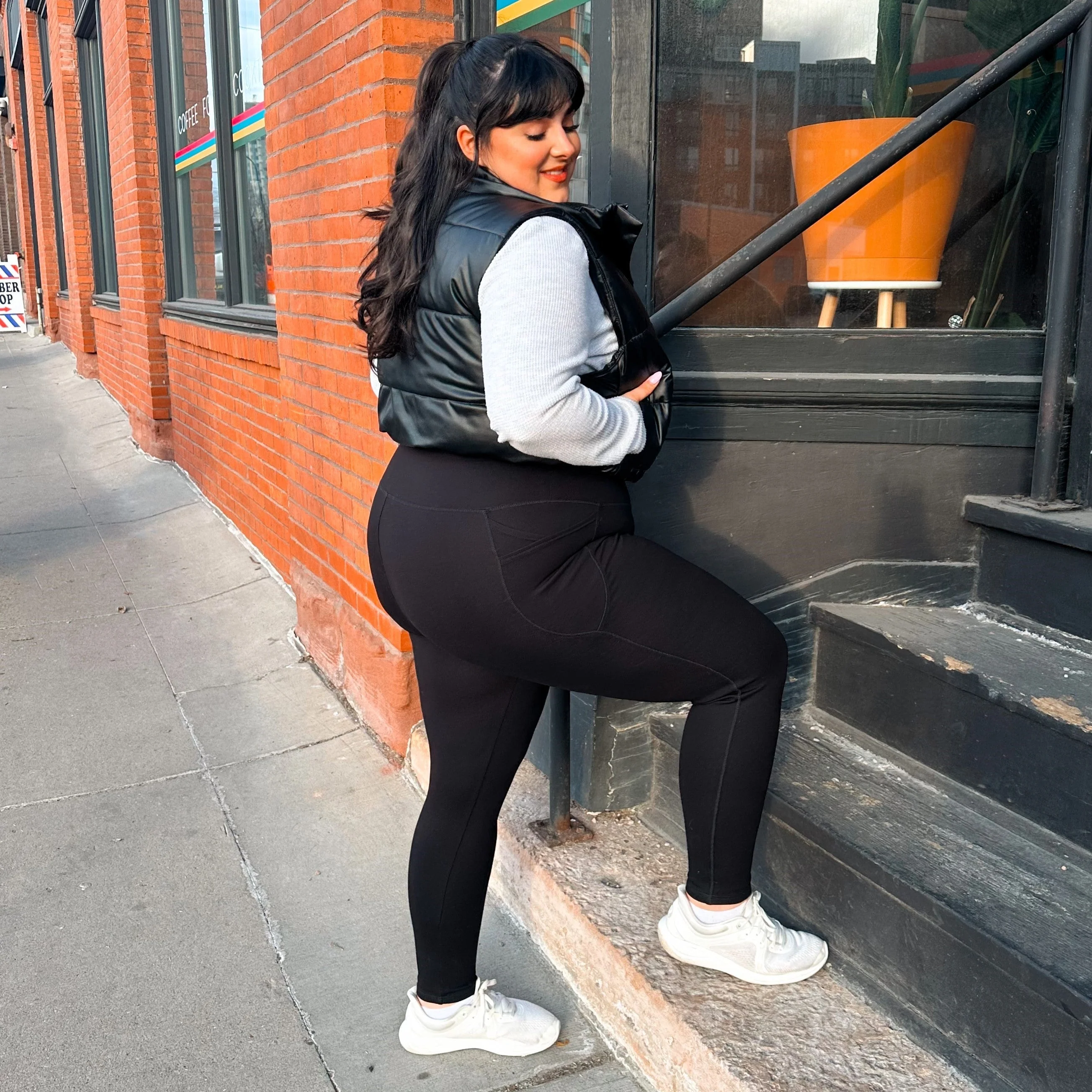 Squat-Proof Leggings - Black - Image 5