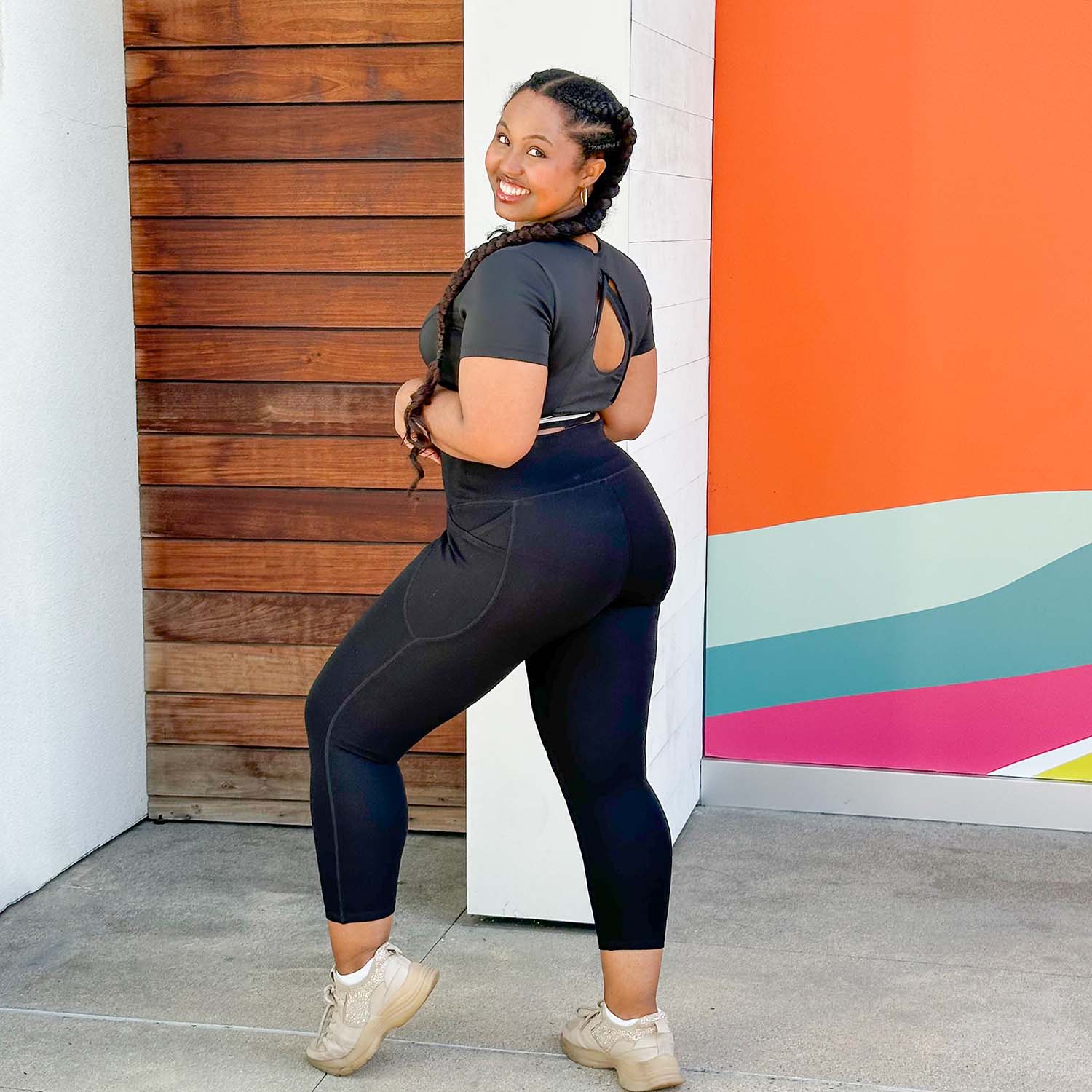 Squat-Proof Leggings - Black - Image 6