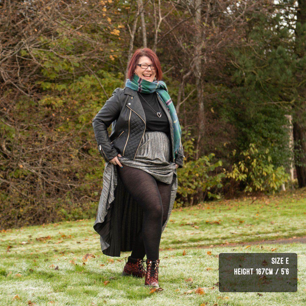 Merino Wool Tights - Black - Image 9