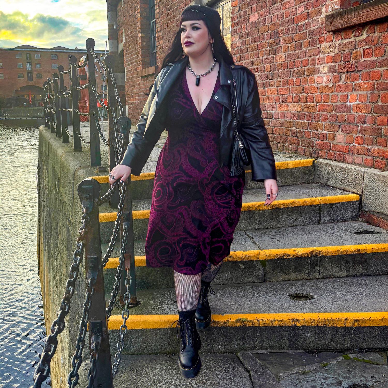 Wrap Dress - Kraken's Embrace - Image 10