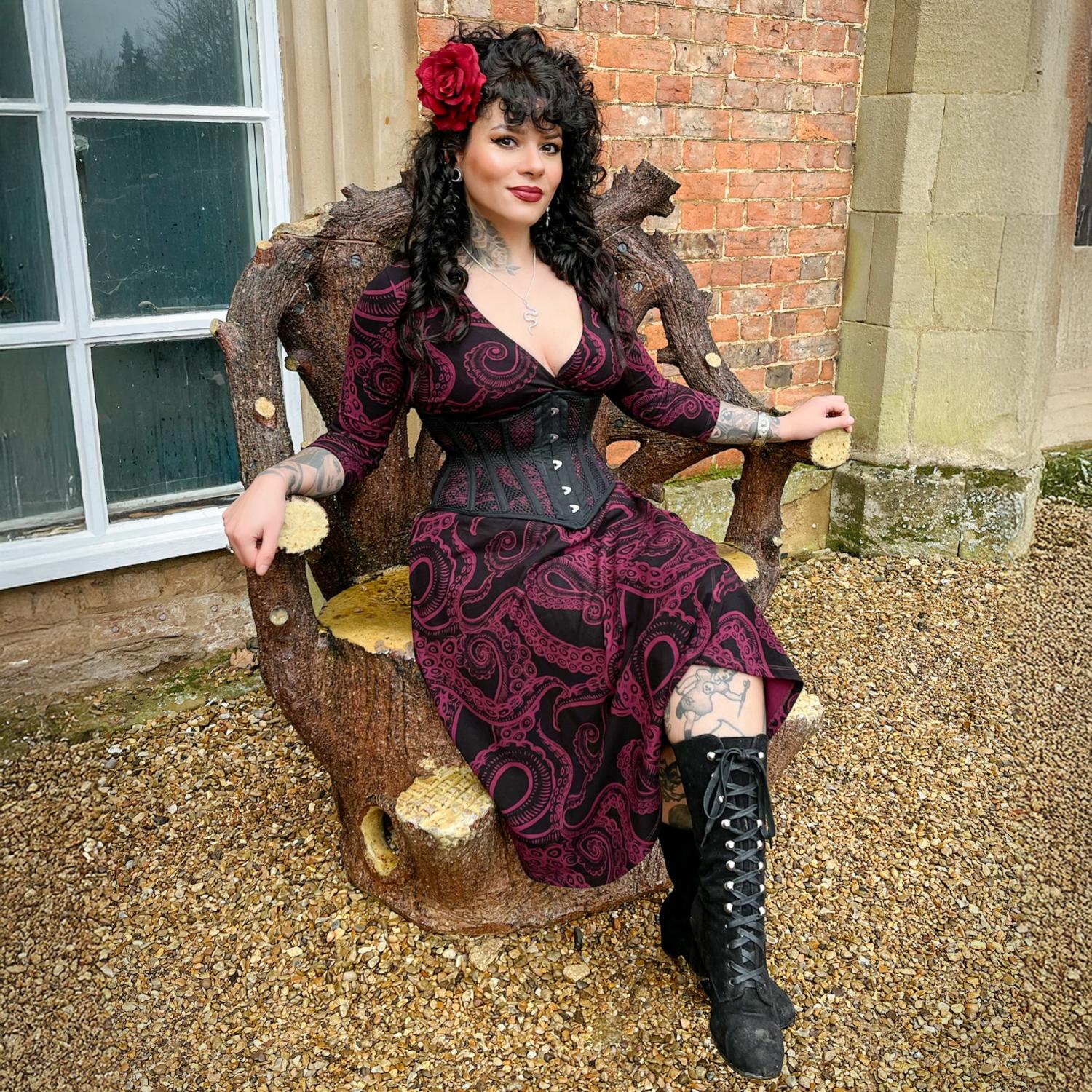 Wrap Dress - Kraken's Embrace - Image 3
