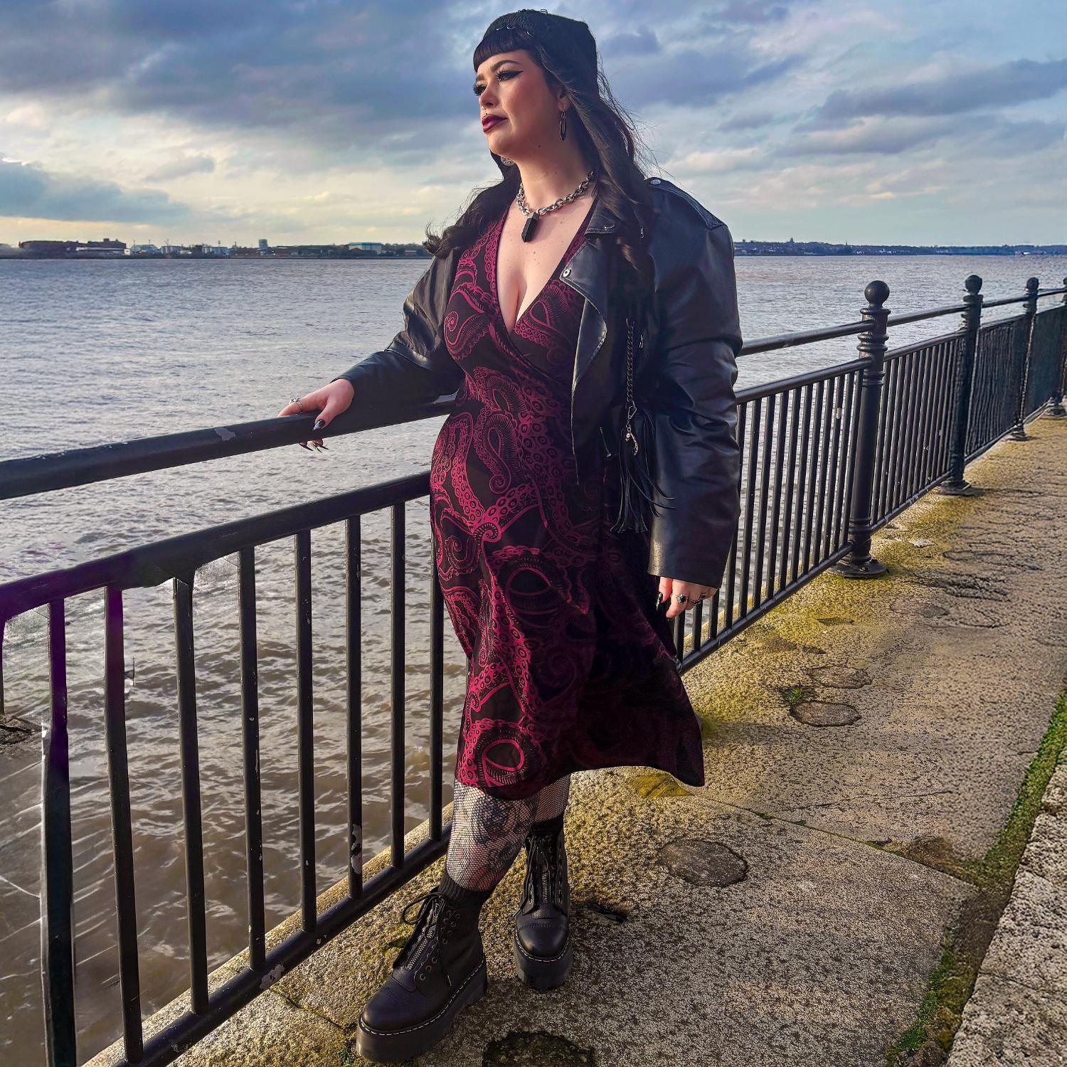 Wrap Dress - Kraken's Embrace - Image 7