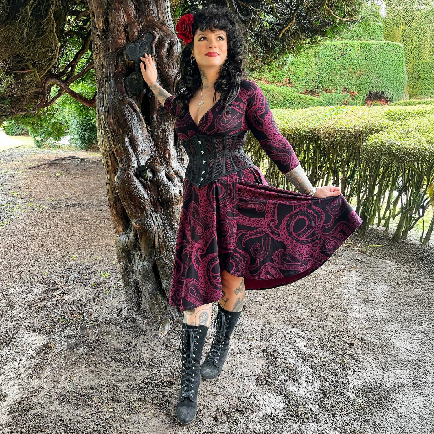 Wrap Dress - Kraken's Embrace - Image 8