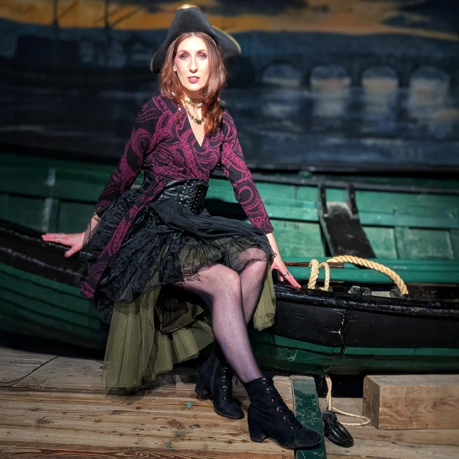 Organic Cotton Wrap Top - Kraken's Embrace - Image 3