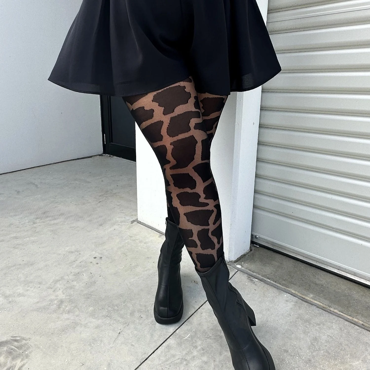 Your HighNess - Giraffe Print Tights - Image 3