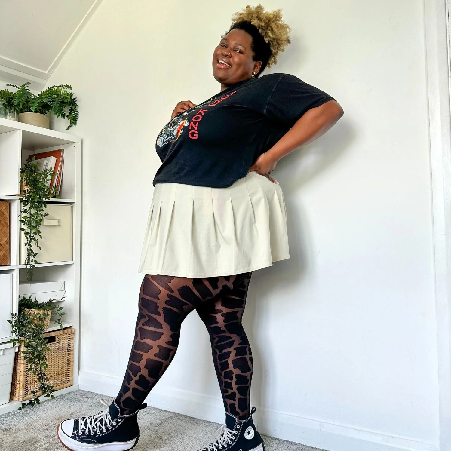 Your HighNess - Giraffe Print Tights - Image 7